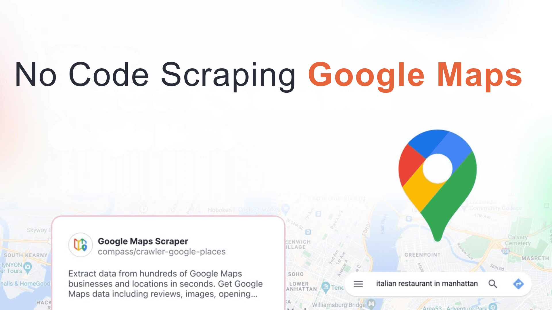 No Code Scraping Google Maps