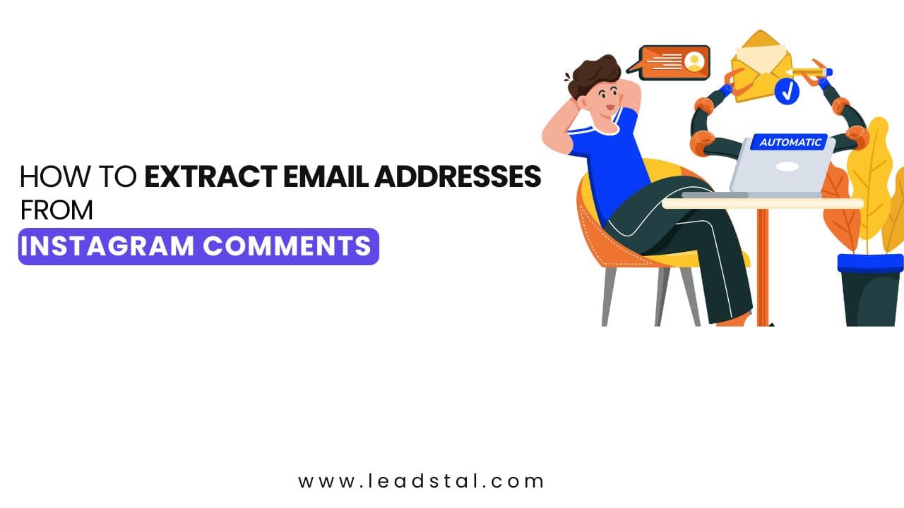 How to Extract Email Addresses from Instagram Comments?