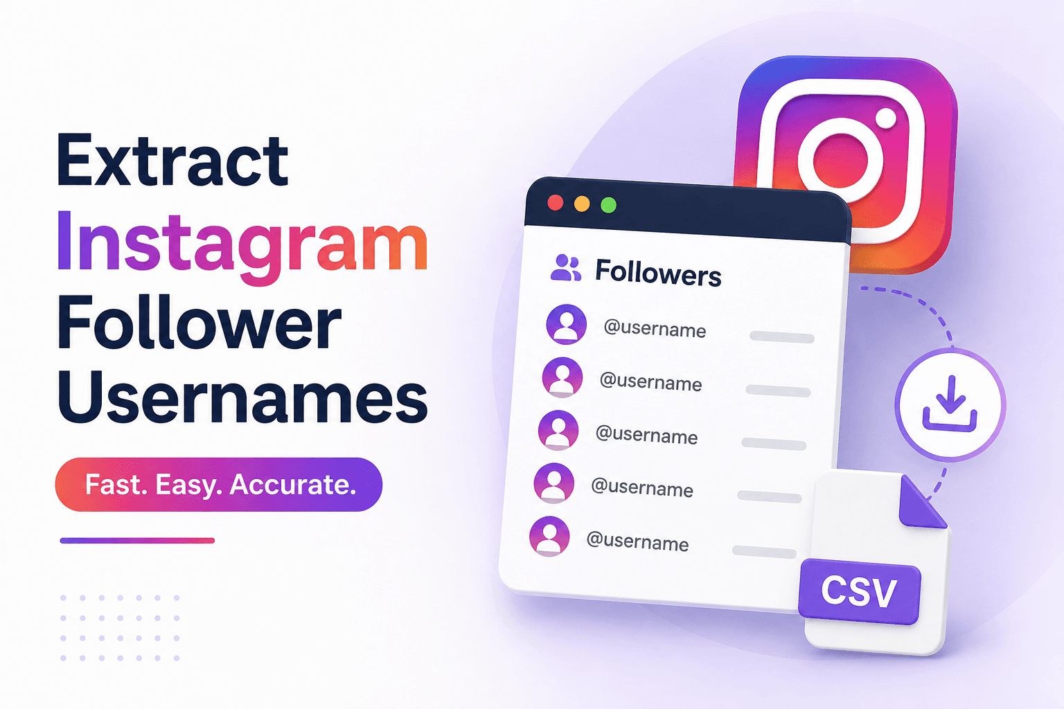 How to Extract Usernames from Instagram Followers?