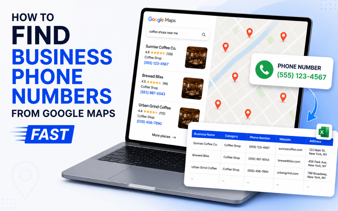 How to Find Business Phone Numbers from Google Maps Fast (2026)
